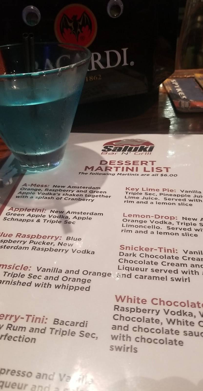 Saluki Bar N Grill | restaurant | 760 E Grand Ave, Carbondale, IL 62901, USA | 6185295494 OR +1 618-529-5494