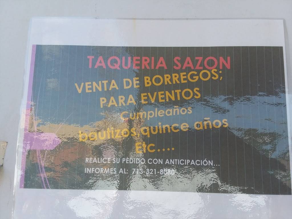 Taqueria Zazón | restaurant | 3107 Blalock Rd, Houston, TX 77080, USA | 7136242174 OR +1 713-624-2174