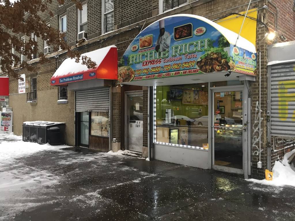 Richie Rich Caribbean Taste Express | restaurant | 705 E 222nd St, Bronx, NY 10467, USA | 7189425488 OR +1 718-942-5488