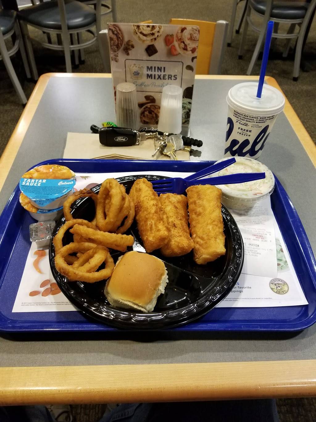 Culvers | restaurant | 3950 Ridge Rd, Highland, IN 46322, USA | 2199347900 OR +1 219-934-7900