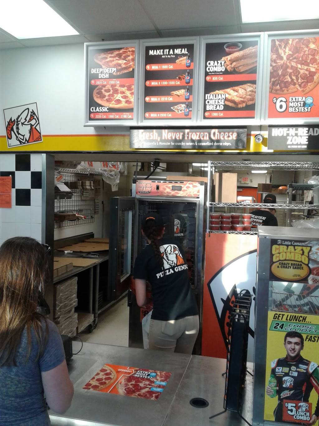 Little Caesars Pizza | meal takeaway | 1325 W 4th St, Marion, IN 46952, USA | 7656623355 OR +1 765-662-3355