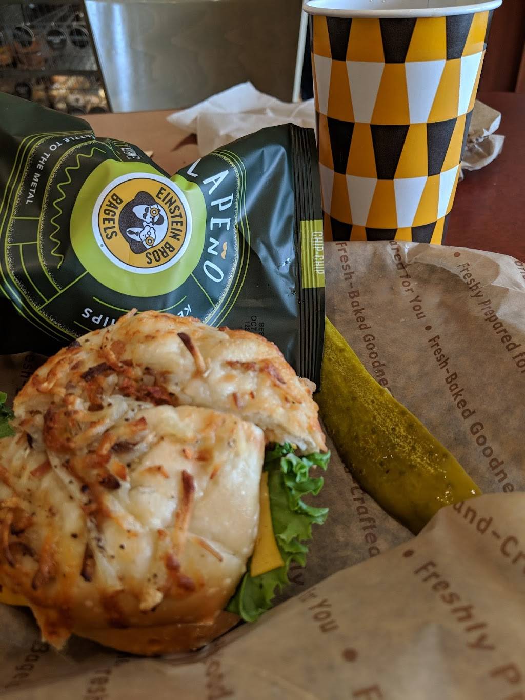 Einstein Bros. Bagels | cafe | 3711 E Foothill Blvd, Pasadena, CA 91107, USA | 6263510352 OR +1 626-351-0352