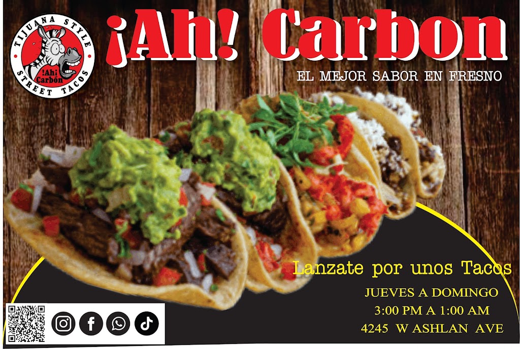 !Ah Carbon Tacos | restaurant | 4245 W Ashlan Ave, Fresno, CA 93722, USA | 5594578567 OR +1 559-457-8567