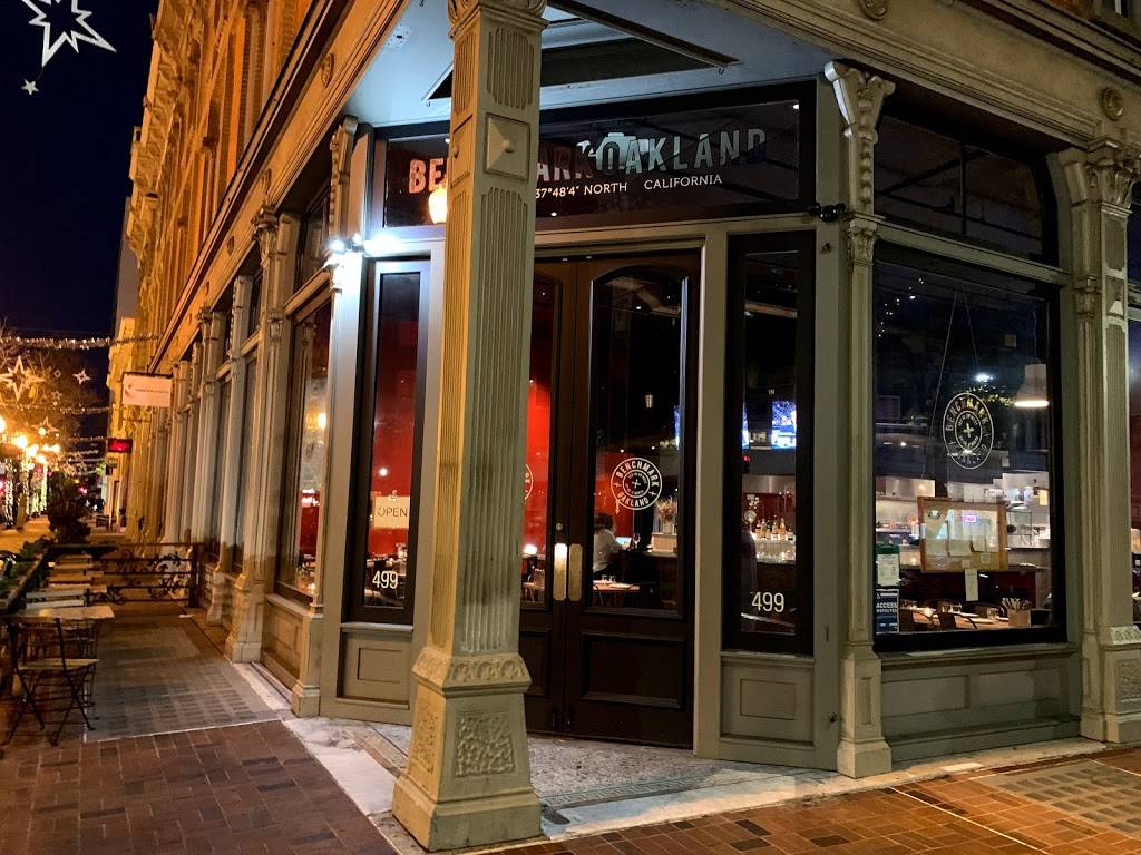 Benchmark Oakland | restaurant | 499 9th St, Oakland, CA 94607, USA | 5104886677 OR +1 510-488-6677