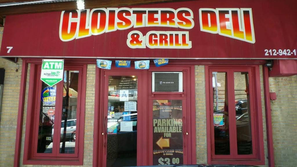 Cloister Grill | restaurant | 7 Henshaw St, New York, NY 10034, USA | 2129421580 OR +1 212-942-1580