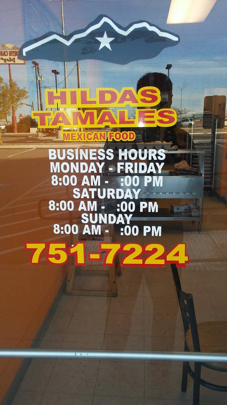Hildas Tamales | restaurant | 4242 Hondo Pass Dr # 103, El Paso, TX 79904, USA | 9157517224 OR +1 915-751-7224