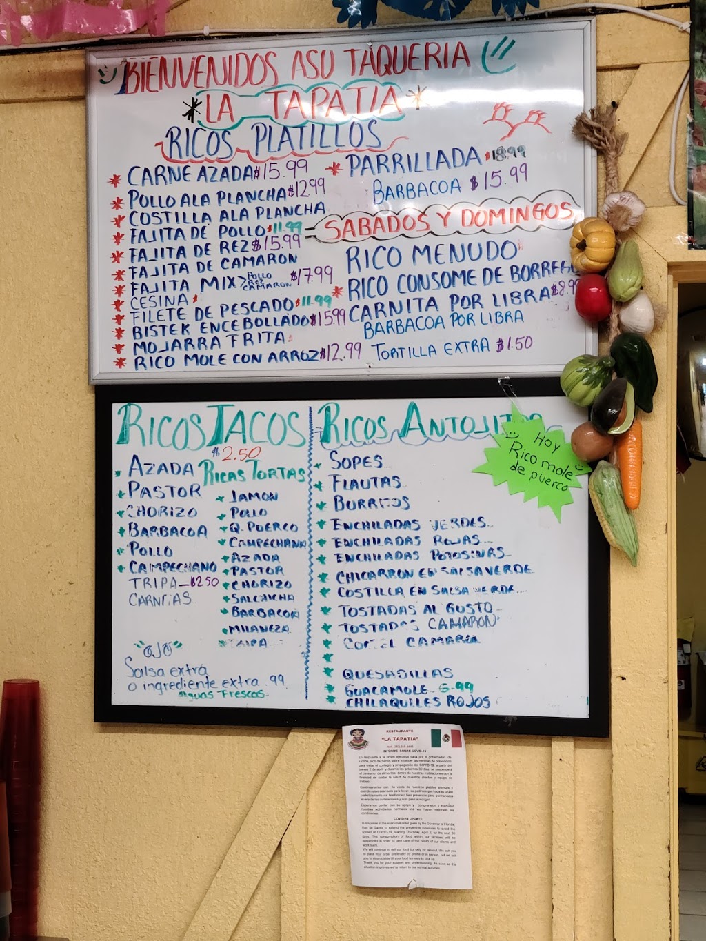 La Tapatia | restaurant | 2113 Citrus Blvd, Leesburg, FL 34748, USA | 3523159555 OR +1 352-315-9555