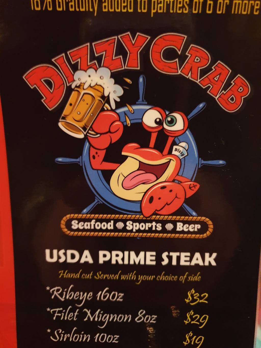 Dizzy Crab | restaurant | 2015 W Evans St, Florence, SC 29501, USA | 8434076824 OR +1 843-407-6824