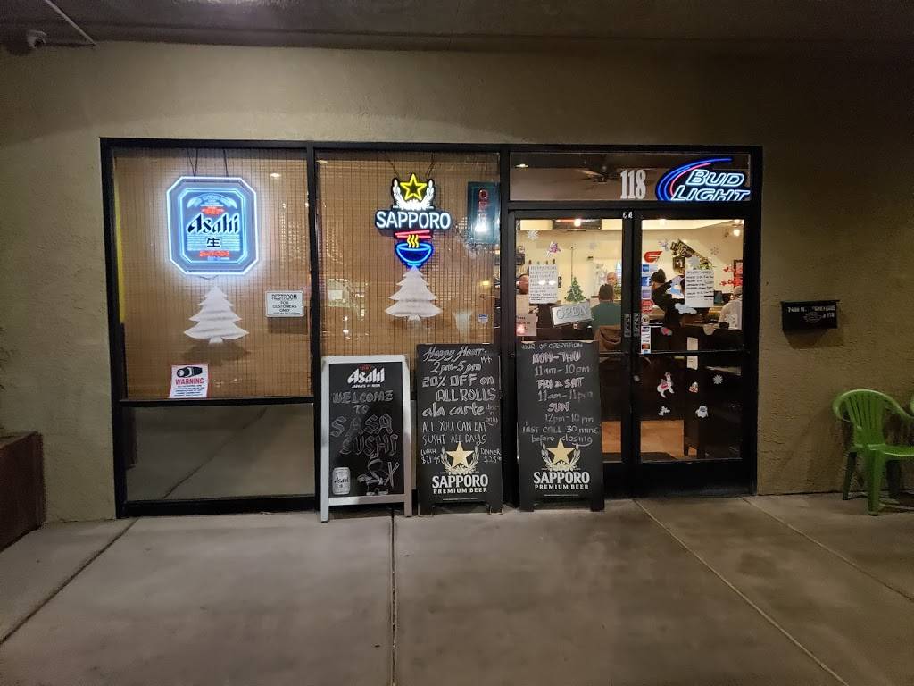 Sasa Sushi | restaurant | 7408, 7450 W Cheyenne Ave Suite #118, Las Vegas, NV 89129, USA | 7023969760 OR +1 702-396-9760