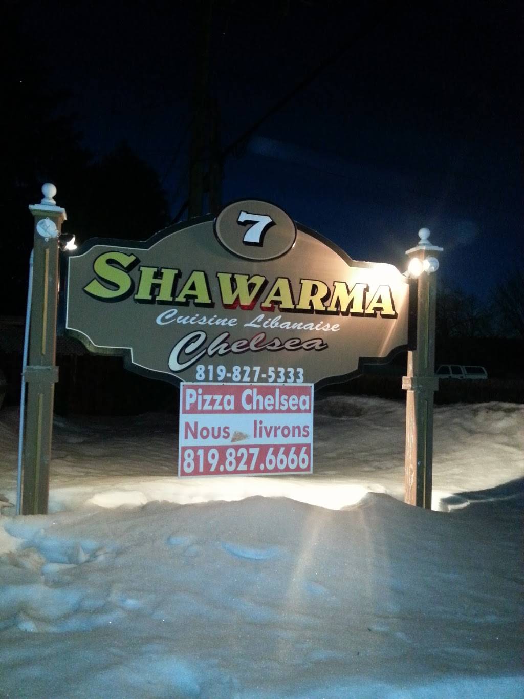 Shawarma Chelsea | restaurant | 7 Chemin Old Chelsea, Chelsea, QC J9B 1K1, Canada | 8198275333 OR +1 819-827-5333