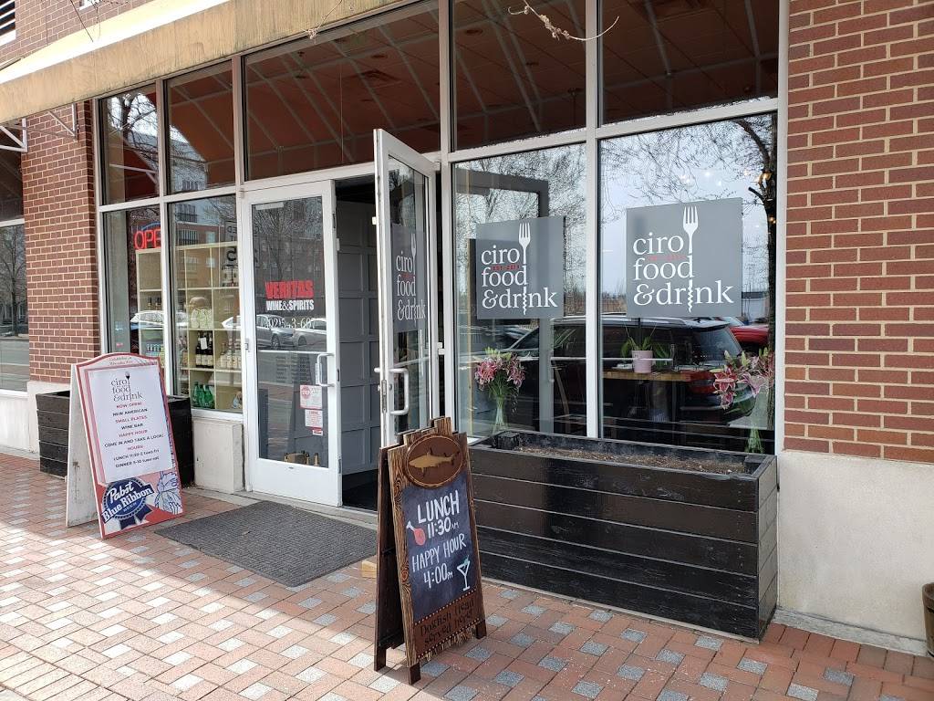 Ciro Food And Drink | restaurant | 321 A Justison St, Wilmington, DE 19801, USA | 3025436071 OR +1 302-543-6071