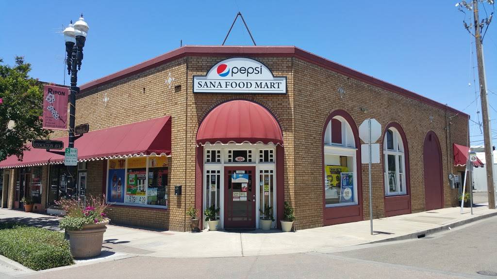 Sana Food Mart | restaurant | 101 W Main St, Ripon, CA 95366, USA | 2096003623 OR +1 209-600-3623