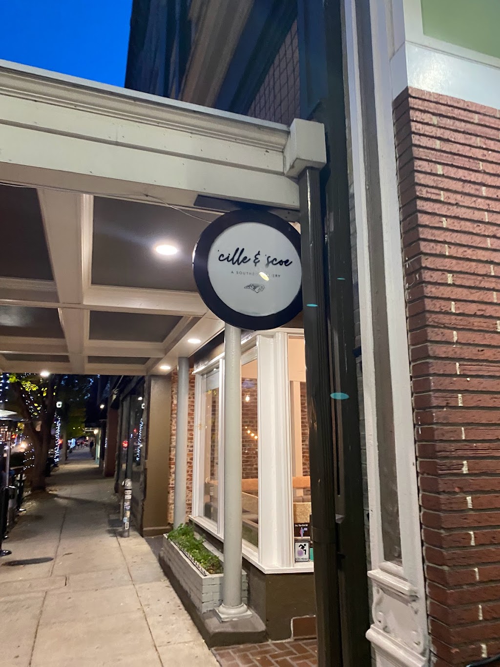 ‘Cille and ‘Scoe | restaurant | 312 S Elm St, Greensboro, NC 27401, USA | 3365226592 OR +1 336-522-6592