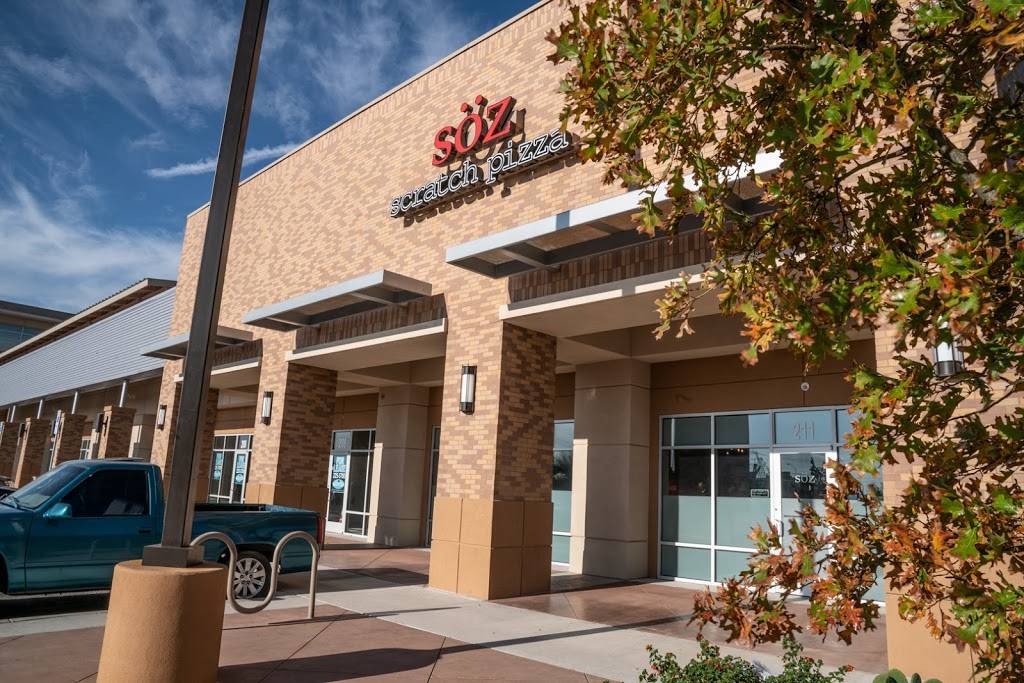 SÖZ Scratch Pizza | restaurant | 2106 N Zaragoza Rd #211, El Paso, TX 79938, USA | 9152062159 OR +1 915-206-2159