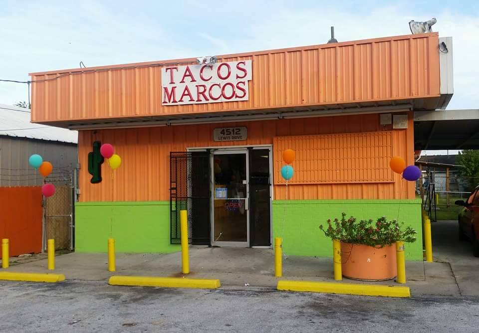Tacos Marcos | restaurant | 4512 Lewis Dr, Port Arthur, TX 77642, USA | 4099852511 OR +1 409-985-2511