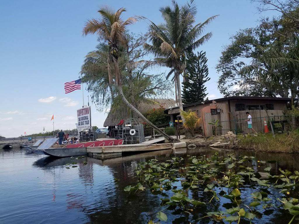 Coopertown The Original Airboat Tour | restaurant | 22700 SW 8th St, Miami, FL 33194, USA | 3052266048 OR +1 305-226-6048