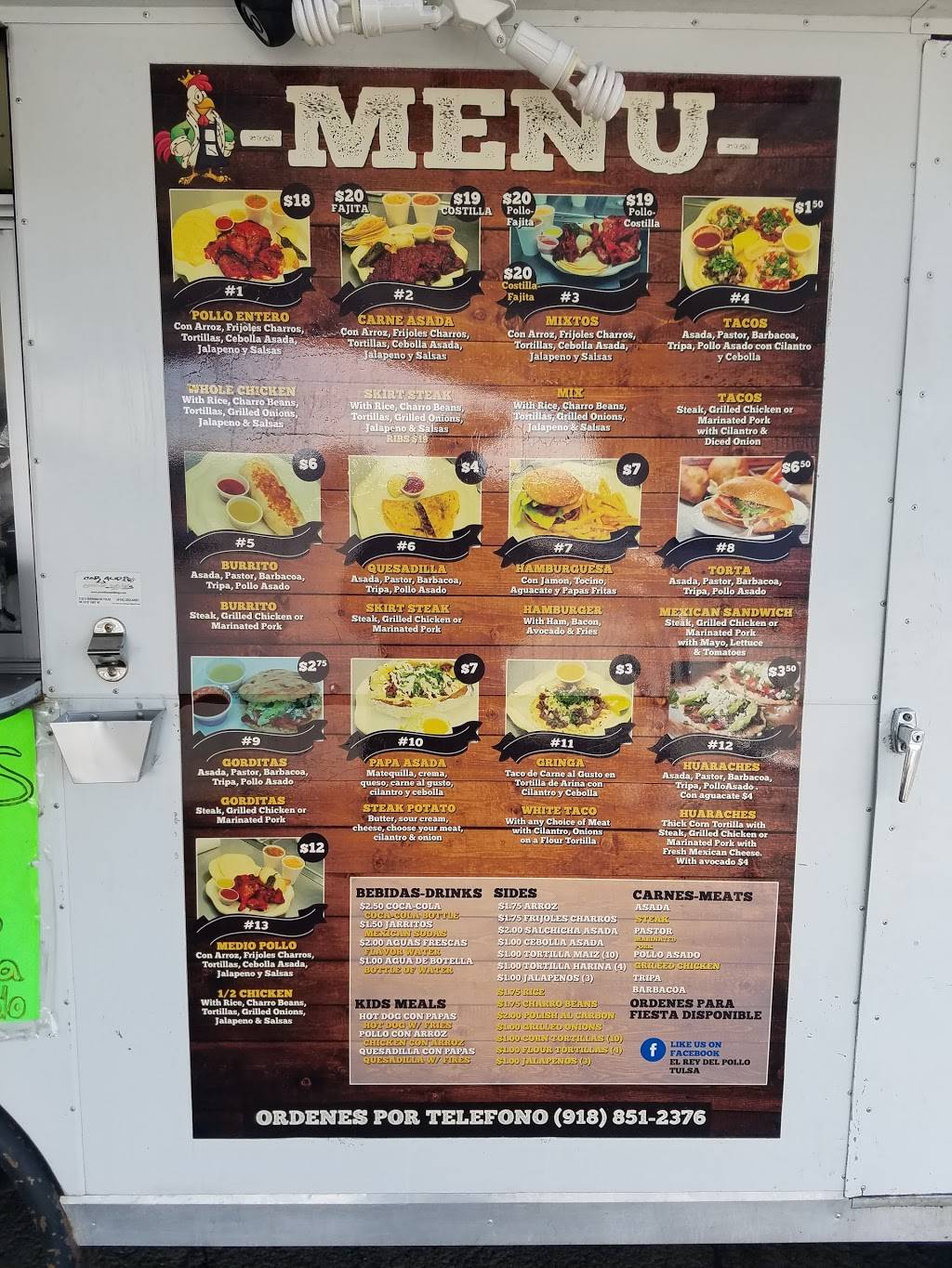 El Rey De Pollo | restaurant | 11468-11504 E 21st St, Tulsa, OK 74129, USA | 9188512376 OR +1 918-851-2376