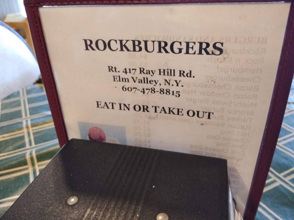Rockburgers | restaurant | 3511 Ray Hill Rd, Andover, NY 14806, USA | 6074788815 OR +1 607-478-8815