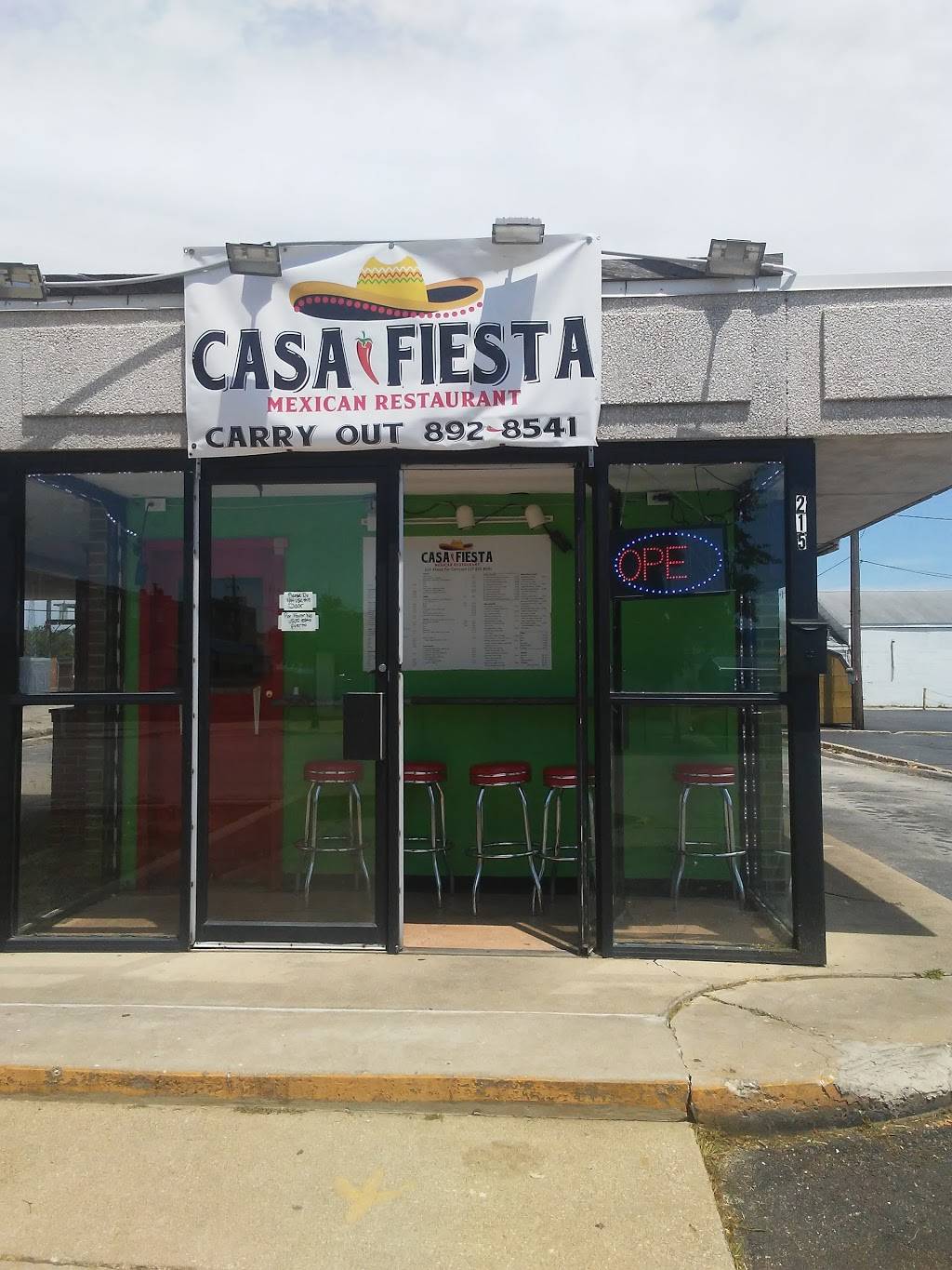 Casa Fiesta | restaurant | 215 E Sangamon Ave, Rantoul, IL 61866, USA | 2178928541 OR +1 217-892-8541
