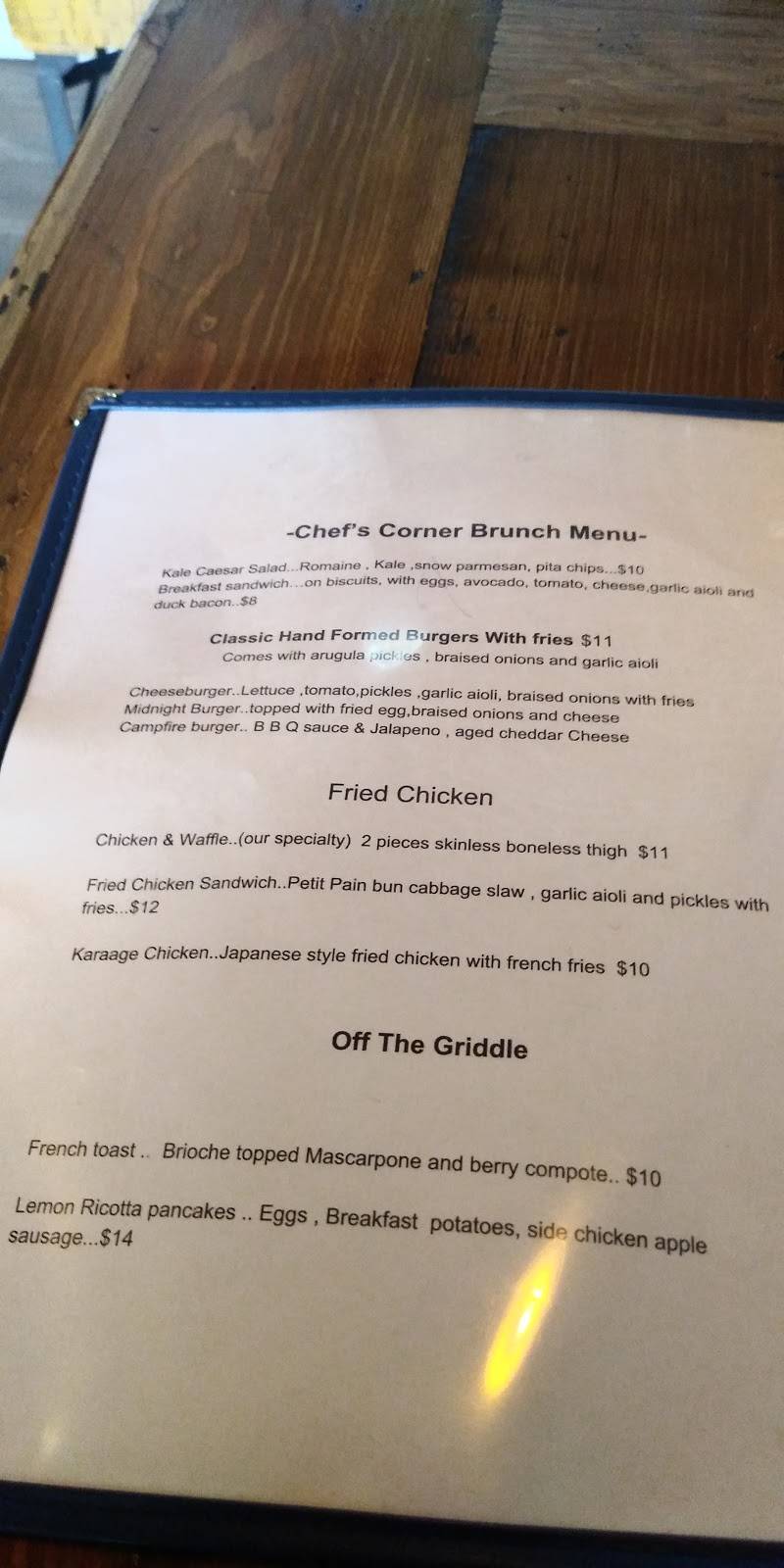 Chefs Corner | restaurant | 3156 Campus Dr, San Mateo, CA 94403, USA | 6505259060 OR +1 650-525-9060