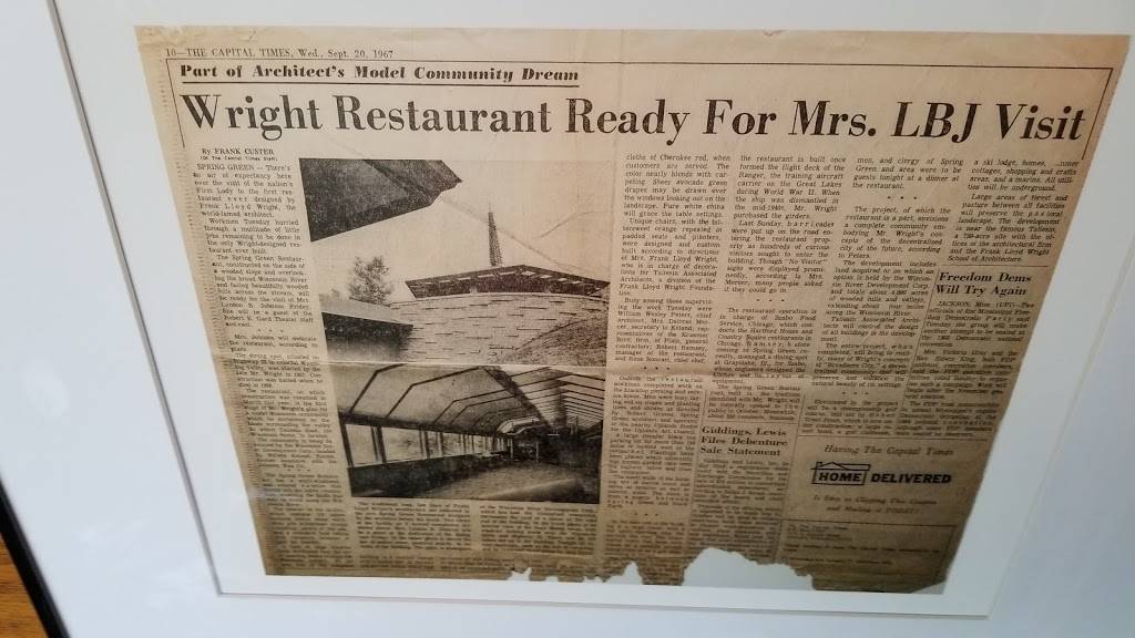 Riverview Terrace Café | restaurant | 5607 County Rd C, Spring Green, WI 53588, USA | 8775887900232 OR +1 877-588-7900 ext. 232