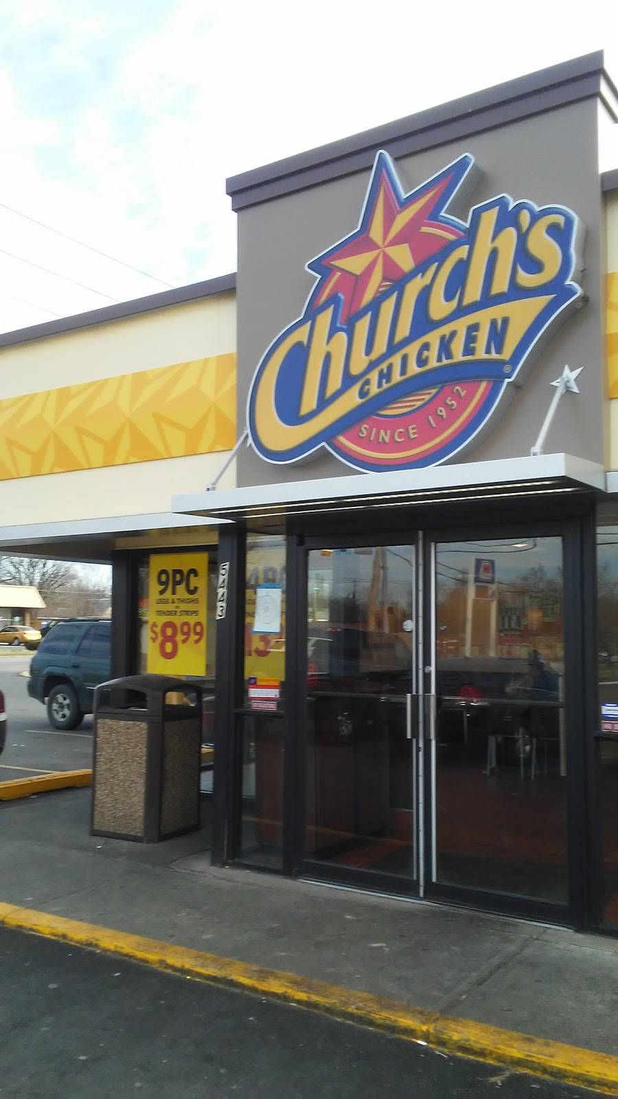 Churchs Chicken | restaurant | 5443 E 21st St, Indianapolis, IN 46218, USA | 3173562028 OR +1 317-356-2028