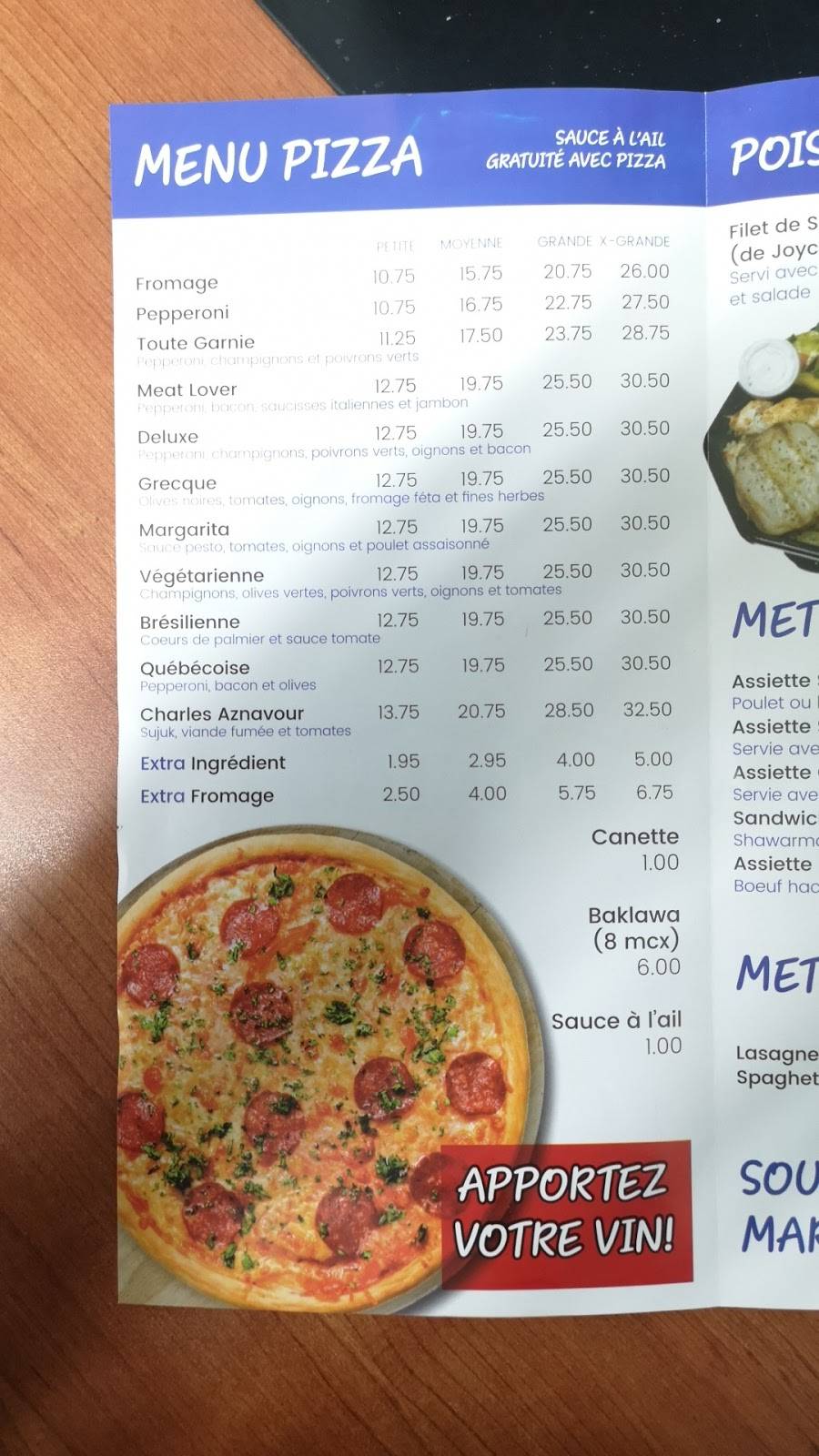 La Bohème (grec et pizza) | restaurant | 331 Rue Laviolette, Gatineau, QC J8P 5Z1, Canada | 8196434444 OR +1 819-643-4444