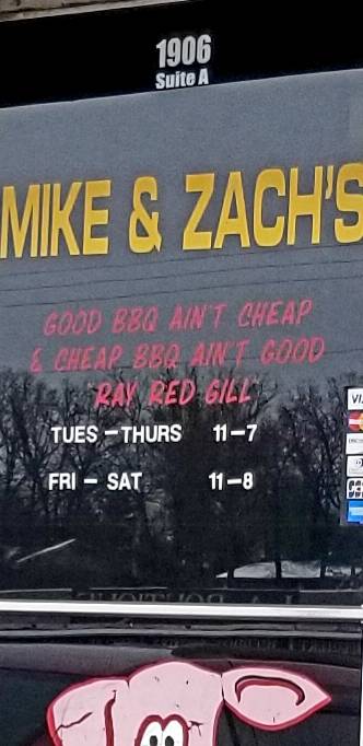 Mike & Zach BBQ | restaurant | 1906 N Westwood Blvd, Poplar Bluff, MO 63901, USA | 5737122626 OR +1 573-712-2626