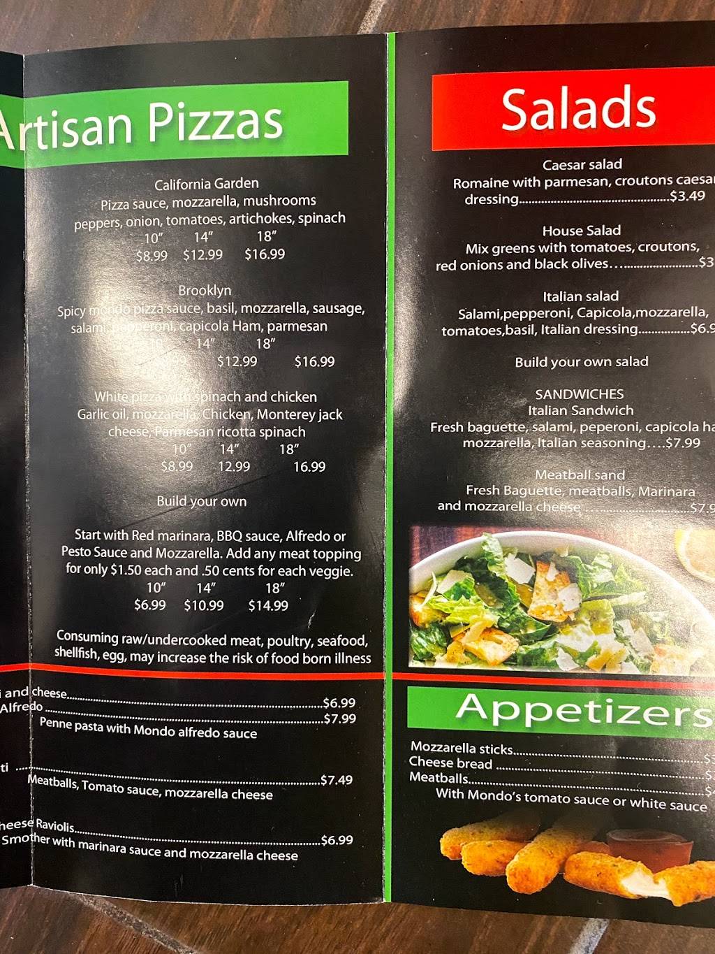 Mondos Pizza | restaurant | 3751 Tower Rd, Aurora, CO 80011, USA | 3033757834 OR +1 303-375-7834