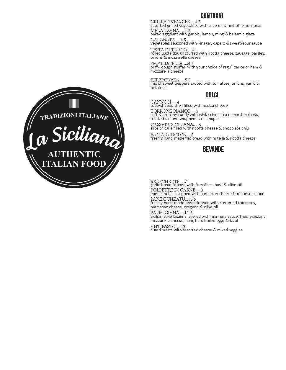 La Siciliana | restaurant | 347 W 6th St, San Pedro, CA 90731, USA | 4245700101 OR +1 424-570-0101