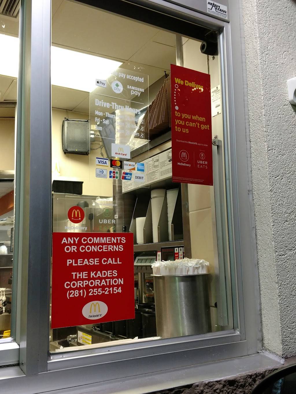 McDonalds | cafe | 9303 Katy Fwy, Houston, TX 77024, USA | 7134618636 OR +1 713-461-8636