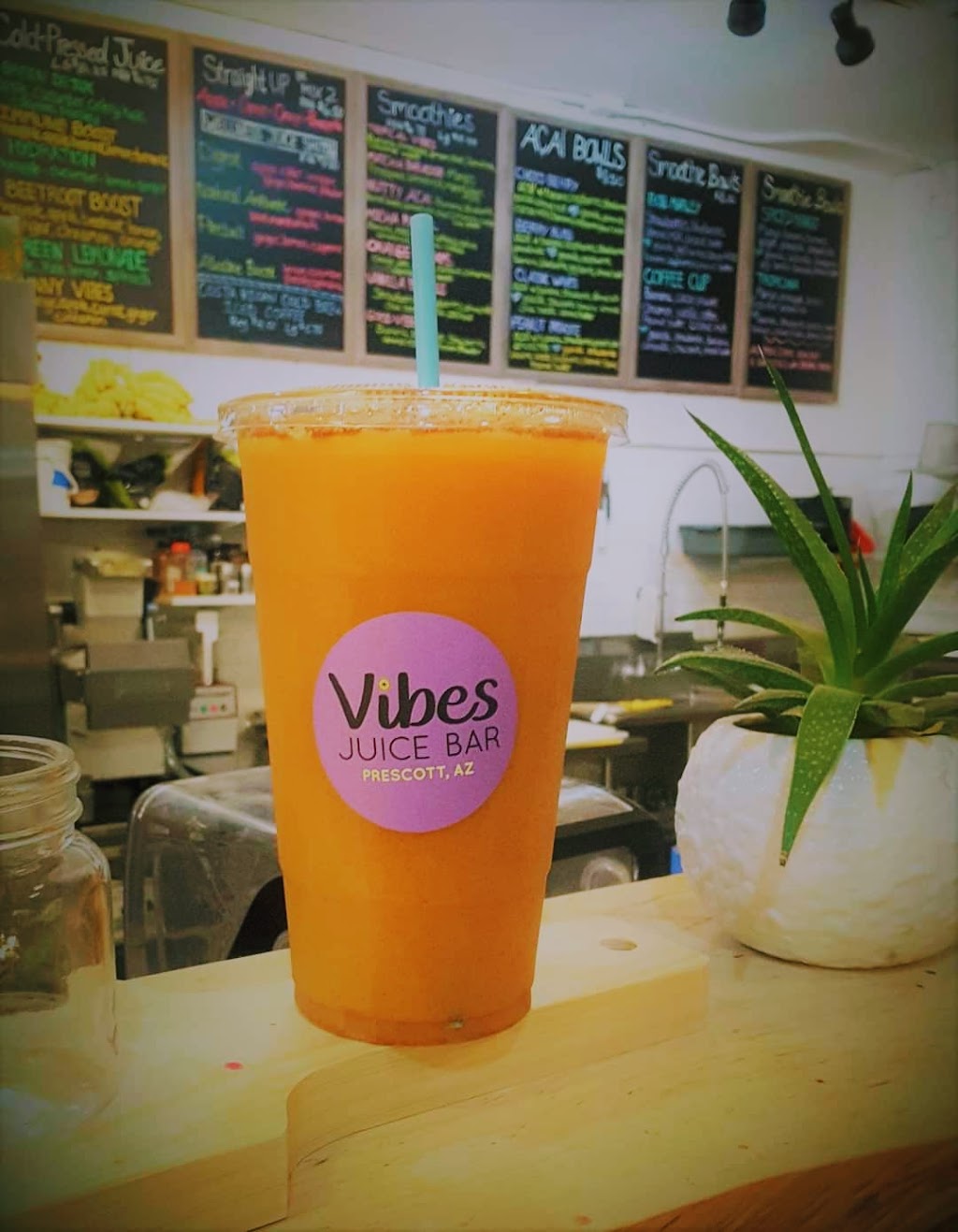 Vibes Juice Bar | restaurant | 216 S Montezuma St, Prescott, AZ 86303, USA | 9282543694 OR +1 928-254-3694