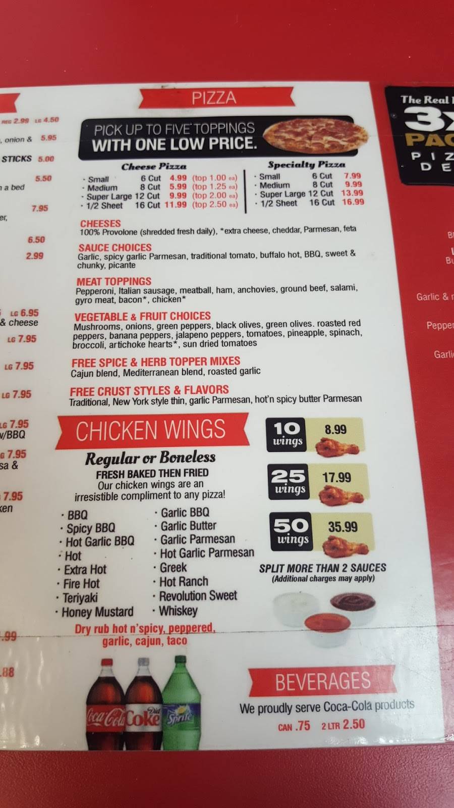 Revolution Pizza | restaurant | 1075 E 305th St, Willowick, OH 44095, USA | 4409444412 OR +1 440-944-4412