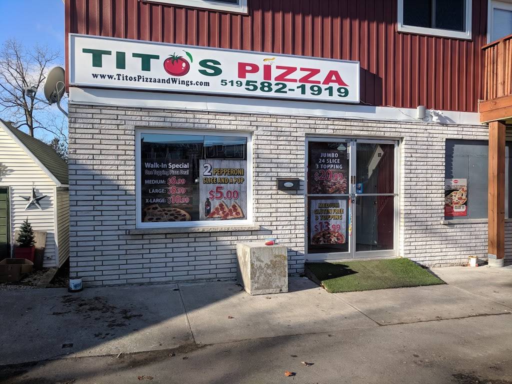 TITOS PIZZA DELHI | restaurant | 384 James St, Delhi, ON N4B 2B7, Canada | 5195821919 OR +1 519-582-1919