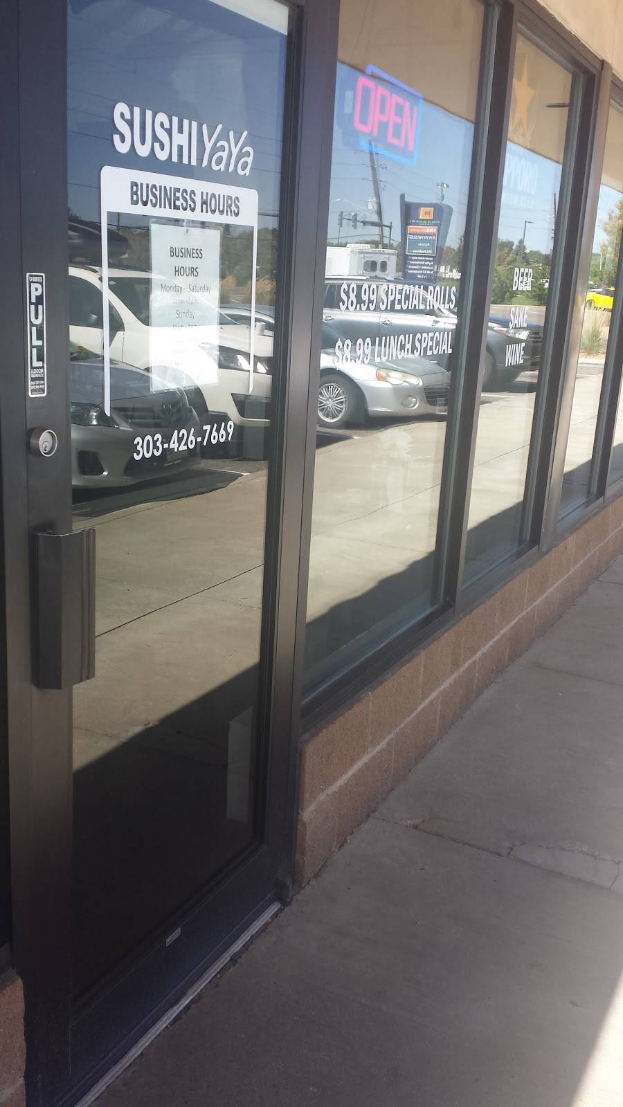 Sushi YaYa | restaurant | 8025 Sheridan Boulevard, Arvada, CO 80003, USA | 3034267669 OR +1 303-426-7669