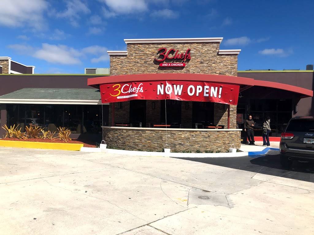 3 Chefs and a Chicken | meal takeaway | 8195 SW 40th St, Miami, FL 33155, USA | 3052673011 OR +1 305-267-3011