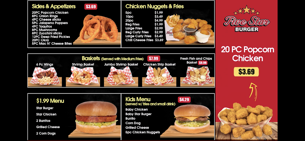 Pittsburg Five Star Burger | restaurant | 2941 Harbor St, Pittsburg, CA 94565, USA | 9256358288 OR +1 925-635-8288