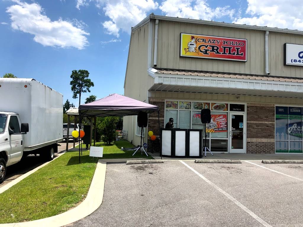 Crazy Pollo Grill | restaurant | 2507 Forestbrook Rd, Myrtle Beach, SC 29588, USA | 8432369898 OR +1 843-236-9898