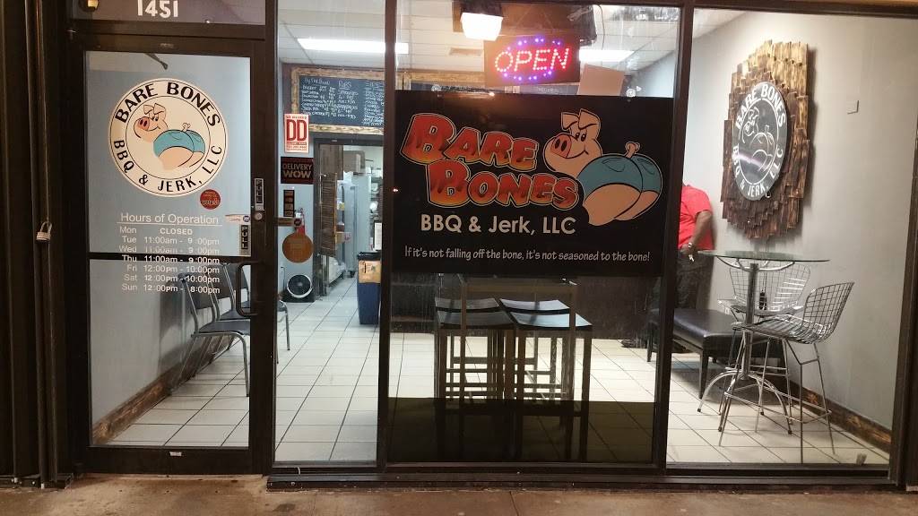 Bare Bones BBQ and Jerk | restaurant | 1451 N Palm Ave, Pembroke Pines, FL 33026, USA | 9543222663 OR +1 954-322-2663