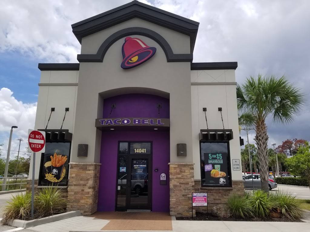 Taco Bell | meal takeaway | 14041 N Cleveland Ave, North Fort Myers, FL 33903, USA | 2396520288 OR +1 239-652-0288