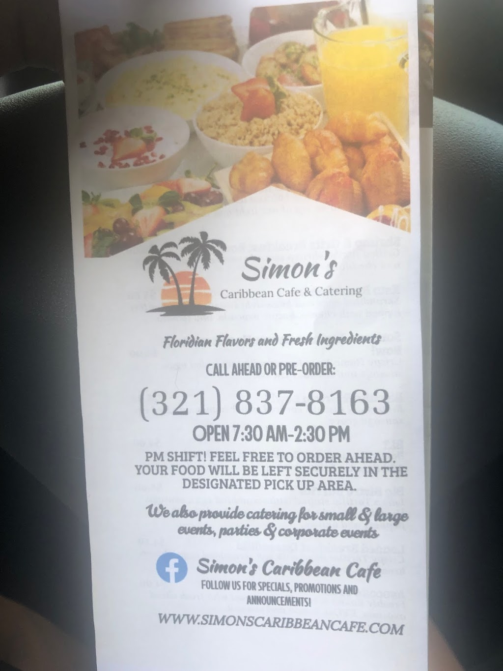 Simons Caribbean Cafe | restaurant | 425 North Dr, Melbourne, FL 32934, USA | 3213458328 OR +1 321-345-8328