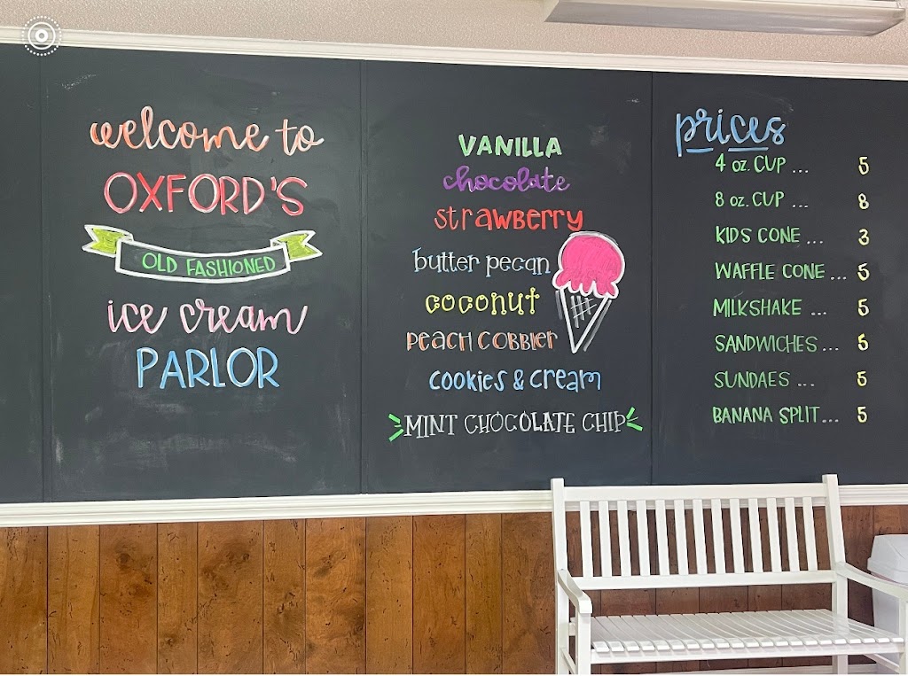 Oxfords Old Fashioned Ice Cream Parlor | restaurant | 134 W College St, Oxford, NC 27565, USA | 9193394404 OR +1 919-339-4404