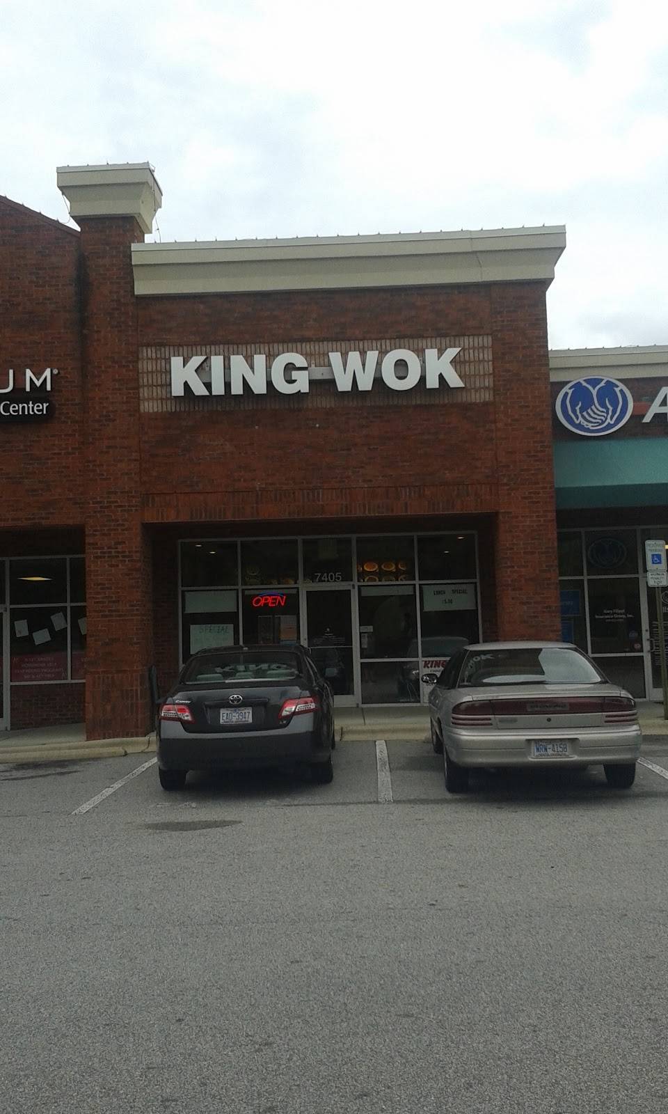 King Wok | restaurant | 7405 Sunset Lake Rd, Fuquay-Varina, NC 27526, USA | 9195776852 OR +1 919-577-6852