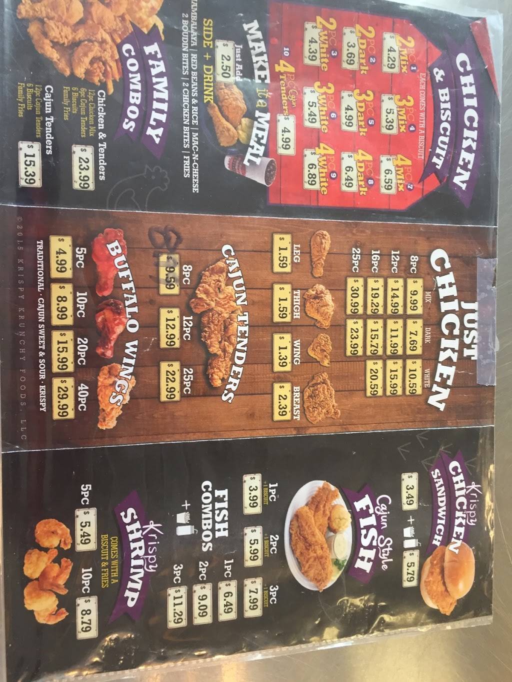 Krispy Krunchy Chicken Mart | restaurant | 1312 E Busch Blvd, Tampa, FL 33612, USA | 8136444205 OR +1 813-644-4205