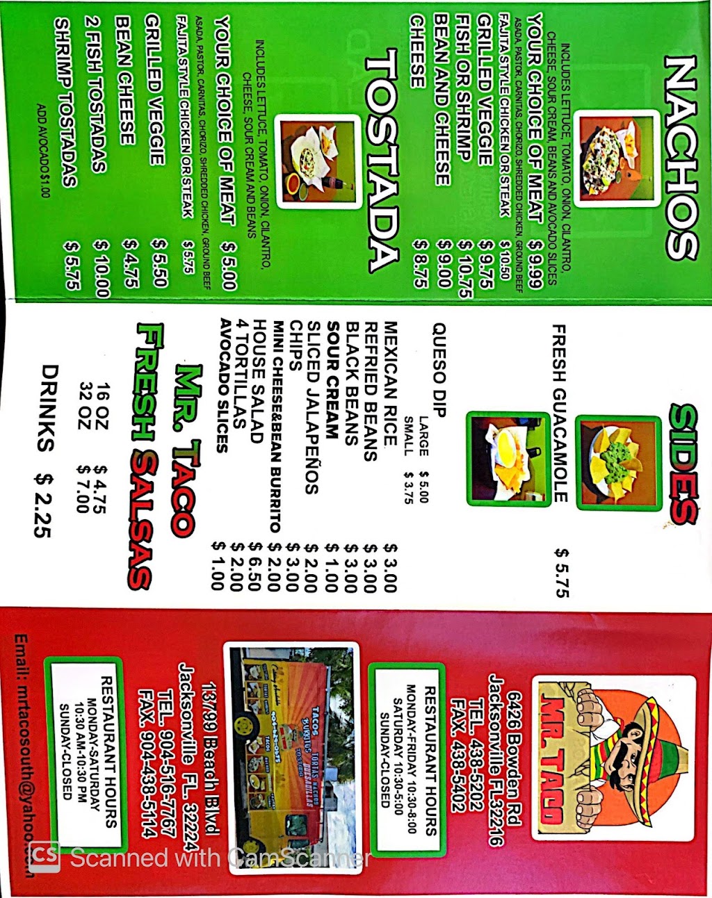 Mr. Taco Food Truck Westside | restaurant | 643 Stockton St, Jacksonville, FL 32204, USA | 9045167767 OR +1 904-516-7767