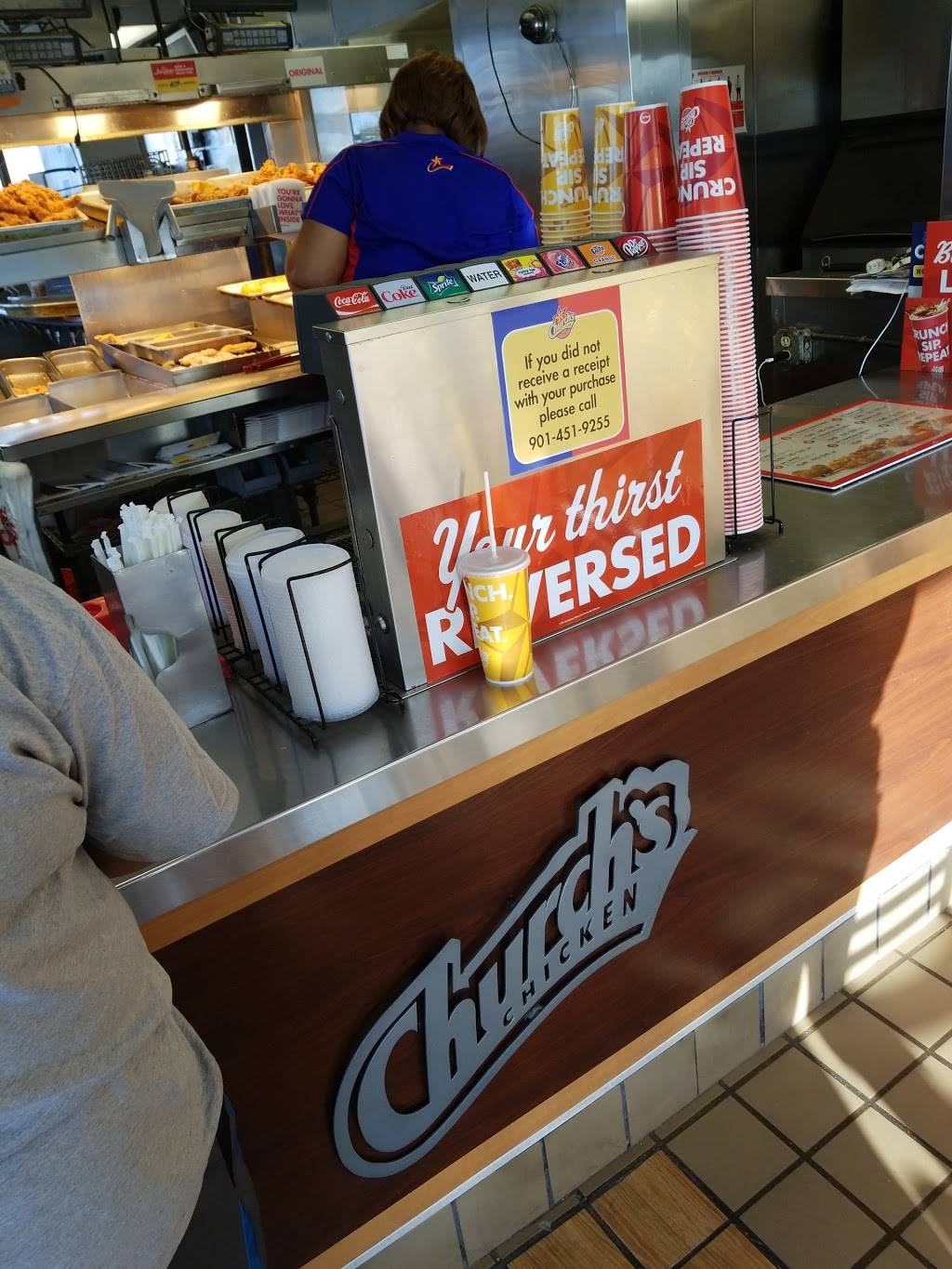 Churchs Chicken | restaurant | 1503 E Broadway Ave, West Memphis, AR 72301, USA | 8707352689 OR +1 870-735-2689