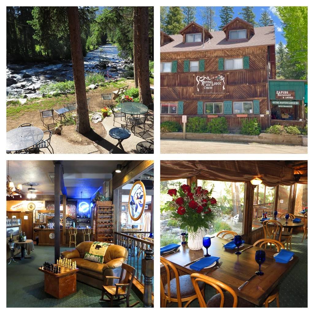 The Historic Rapids Lodge and Restaurant | restaurant | 210 Rapids Ln, Grand Lake, CO 80447, USA | 9706273707 OR +1 970-627-3707