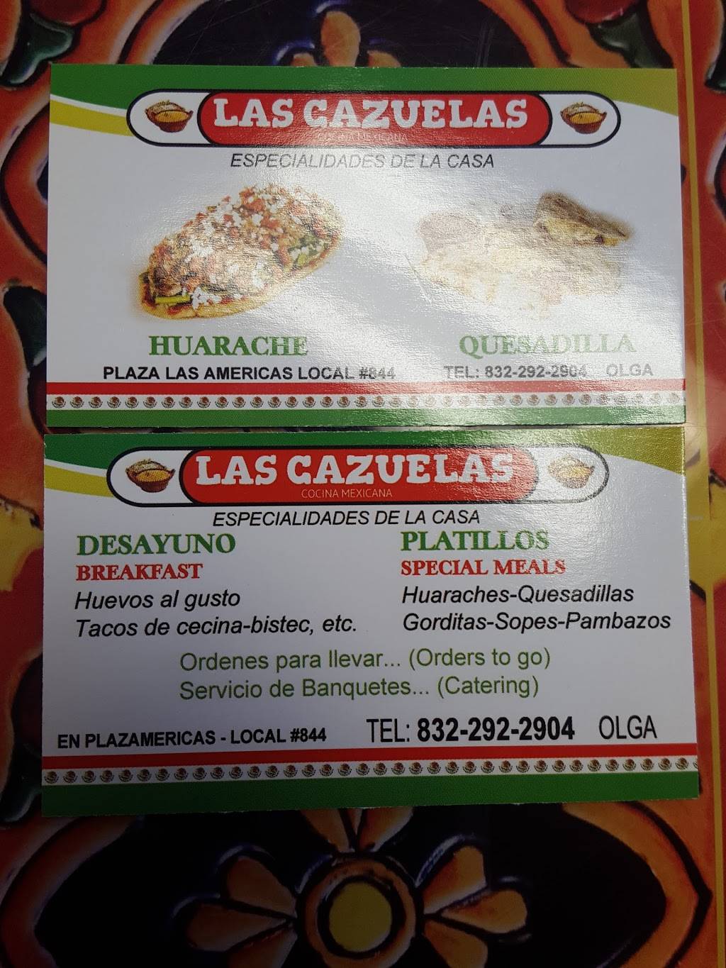 Las Cazuelas #3 | restaurant | 10101 Bissonnet St, Houston, TX 77036, USA | 4093336771 OR +1 409-333-6771