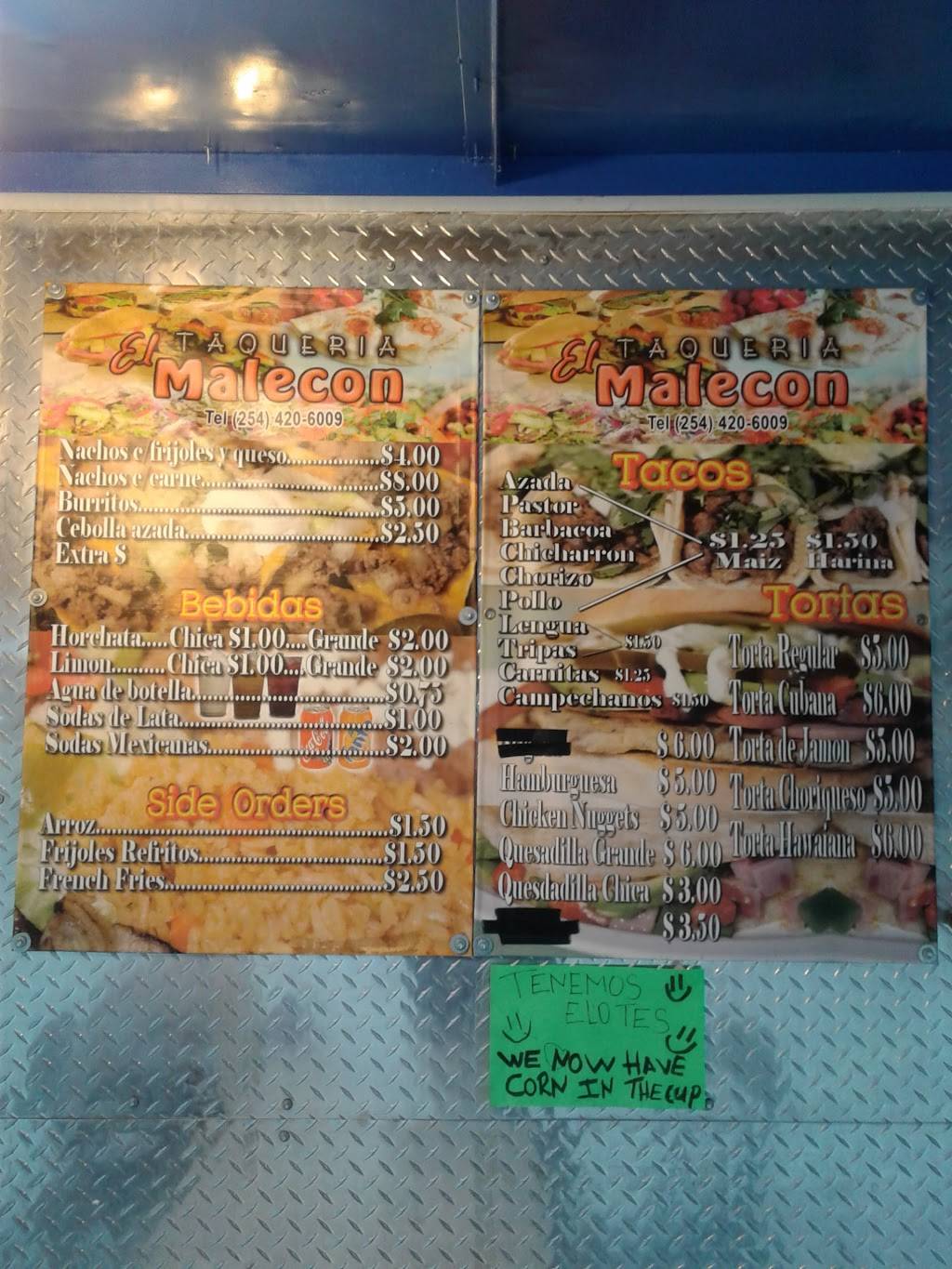 Taqueria El Malecon | restaurant | 600-698 S 18th St, Waco, TX 76706, USA | 2544206009 OR +1 254-420-6009