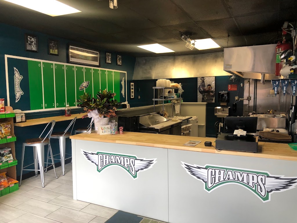 Champs Cheesesteaks And Hoagies | restaurant | 123 W Merchant St, Audubon, NJ 08106, USA | 8565464675 OR +1 856-546-4675